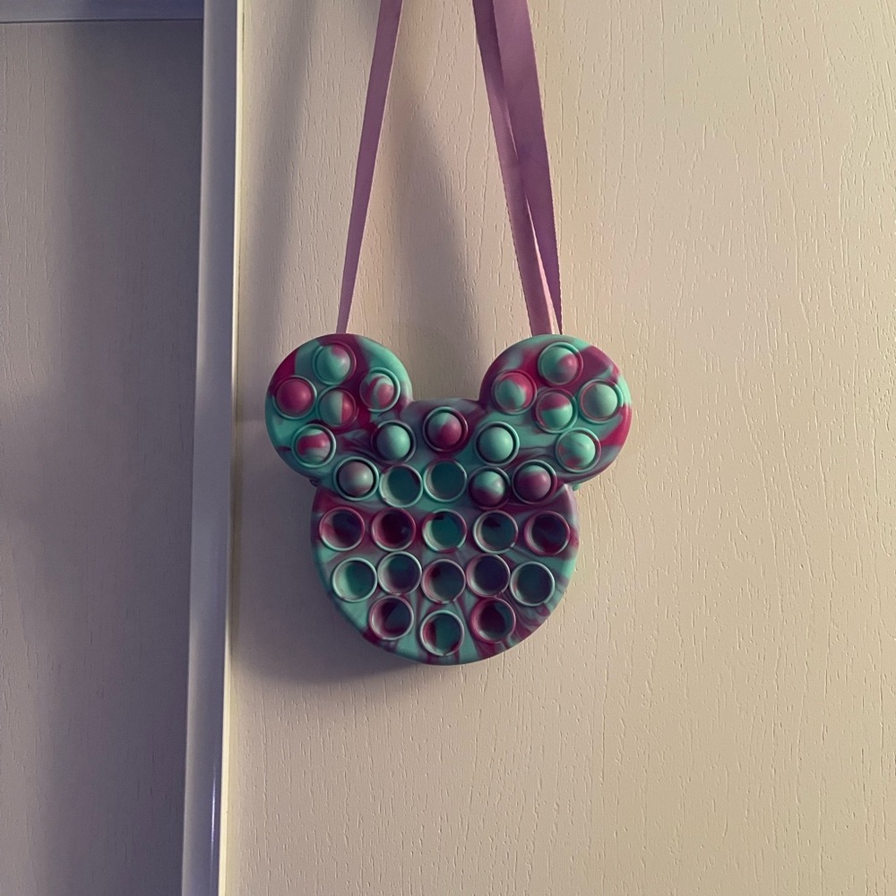 Disney Mickey Bubble Pop Fidget Silicone Purse